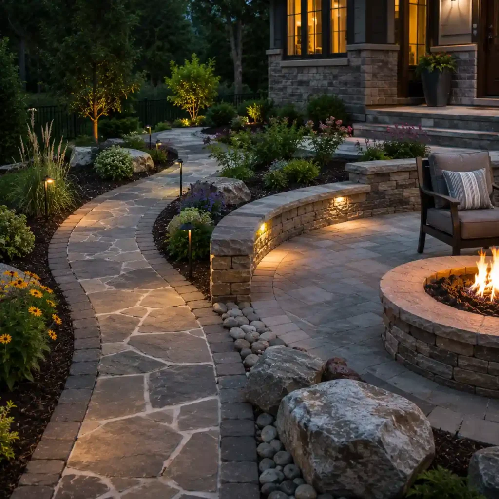 Custom Stonework for Patios & Landscaping