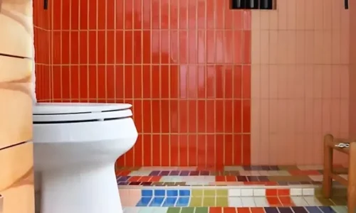 6. Bold Custom Tile Design